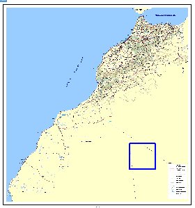 carte de Maroc