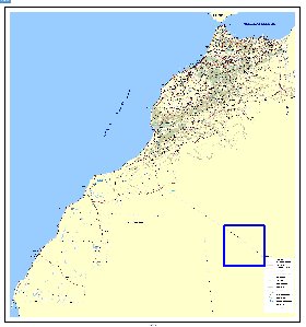 carte de Maroc