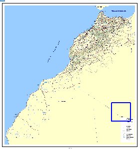 carte de Maroc