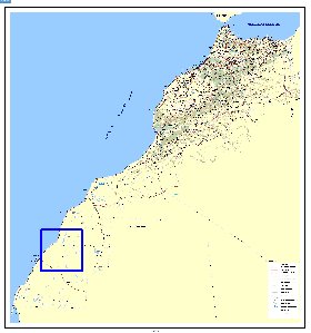 carte de Maroc