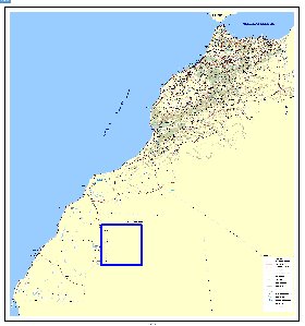 carte de Maroc