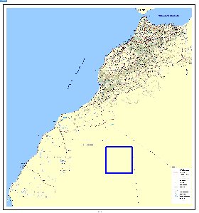 carte de Maroc