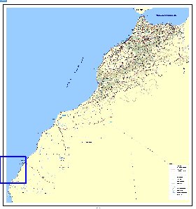 carte de Maroc