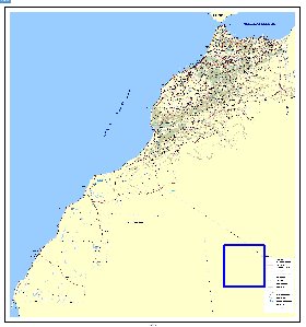 carte de Maroc