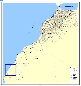 carte de Maroc