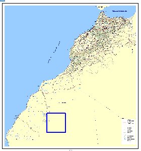 carte de Maroc