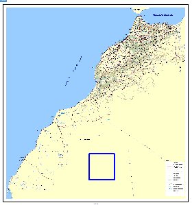 carte de Maroc