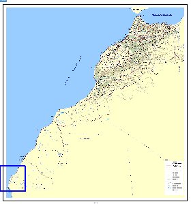 carte de Maroc