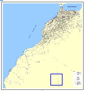 carte de Maroc