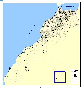 carte de Maroc