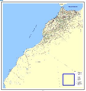 carte de Maroc