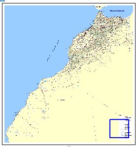 carte de Maroc