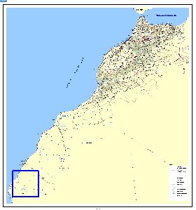 carte de Maroc