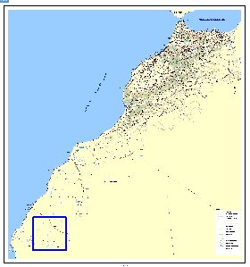 carte de Maroc