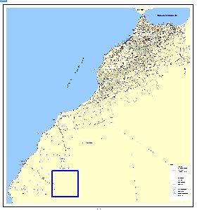 carte de Maroc