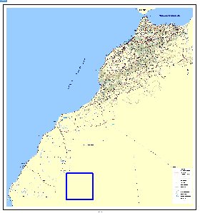 carte de Maroc