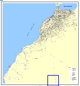 carte de Maroc