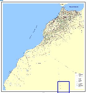 carte de Maroc