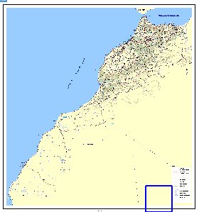 carte de Maroc