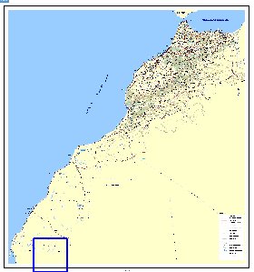 carte de Maroc