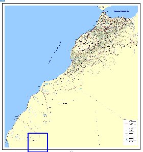 carte de Maroc