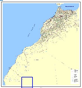 carte de Maroc