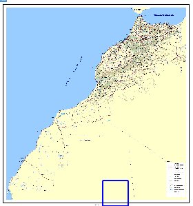 carte de Maroc