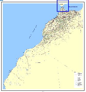 carte de Maroc