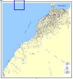 carte de Maroc