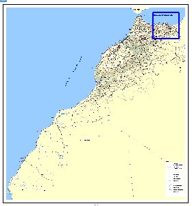 carte de Maroc