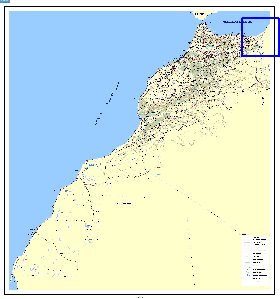 carte de Maroc