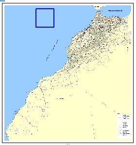 carte de Maroc