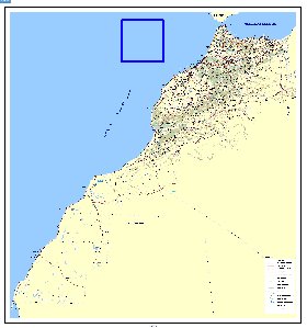 carte de Maroc