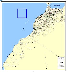 carte de Maroc