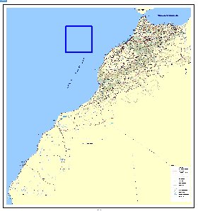 carte de Maroc