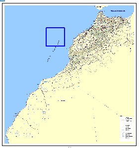 carte de Maroc