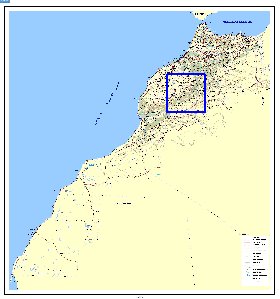 carte de Maroc