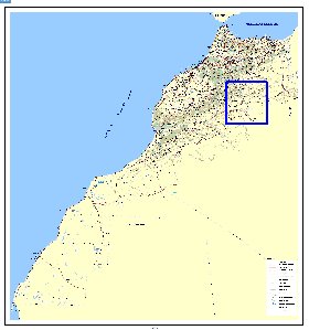 carte de Maroc