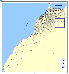 carte de Maroc