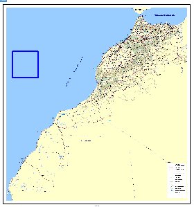 carte de Maroc