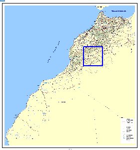 carte de Maroc