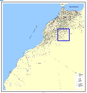 carte de Maroc