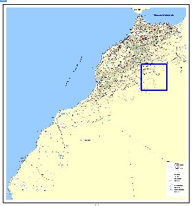 carte de Maroc