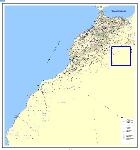 carte de Maroc