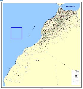 carte de Maroc