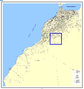 carte de Maroc