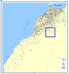 carte de Maroc