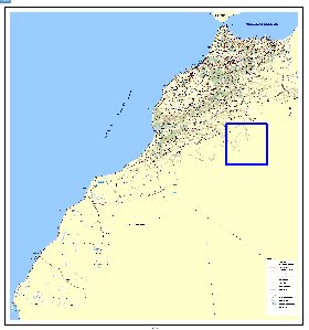 carte de Maroc