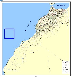 carte de Maroc