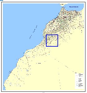 carte de Maroc